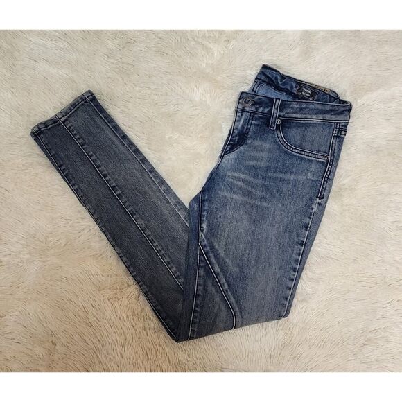 Volcom Pistol Leggings Jeans Womens Size 27 US 5 Blue Denim Casual Pants - Picture 2 of 10